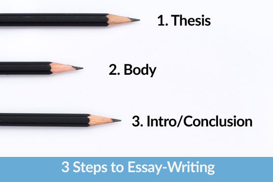 3 Steps to Essay Writing Graphic