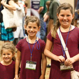 Sisters at the Rocky Mountain Homeschool Conference