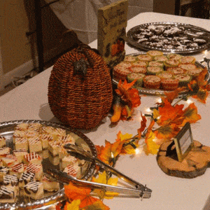 Food table display at the CHEC Casterline Banquet