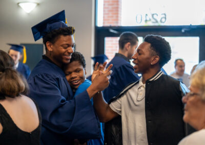 Homeschool Graduation proud brother