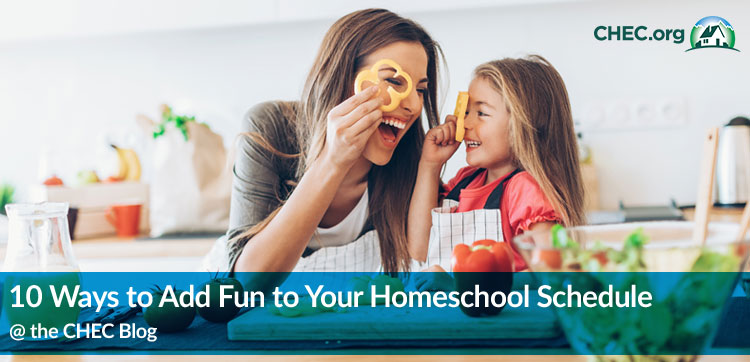 10 Ways to Add Fun to Your Daily Homeschool Schedule