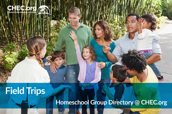 Families Enjoying a Field Trip Together